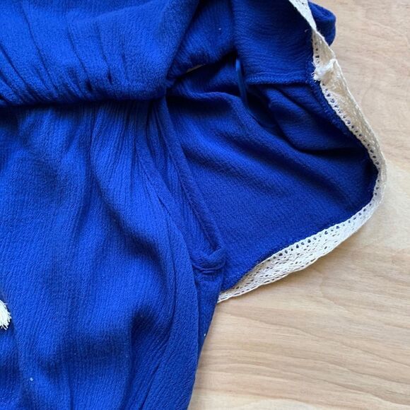 Royal Blue Crop Top - Picture 4 of 8